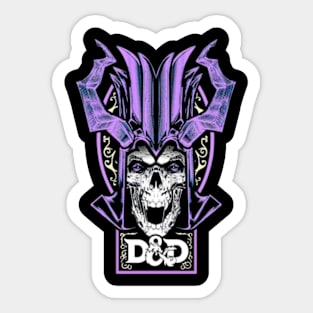 D&D Lich (Black Print) Sticker